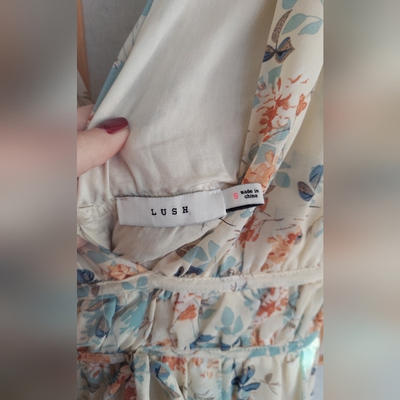 Lush Floral Print Maxi Dress - Picture 12 of 12